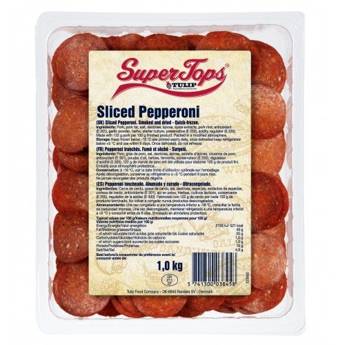 PEPPERONI SUPERTOP 1KG FoodlineUK Limited
